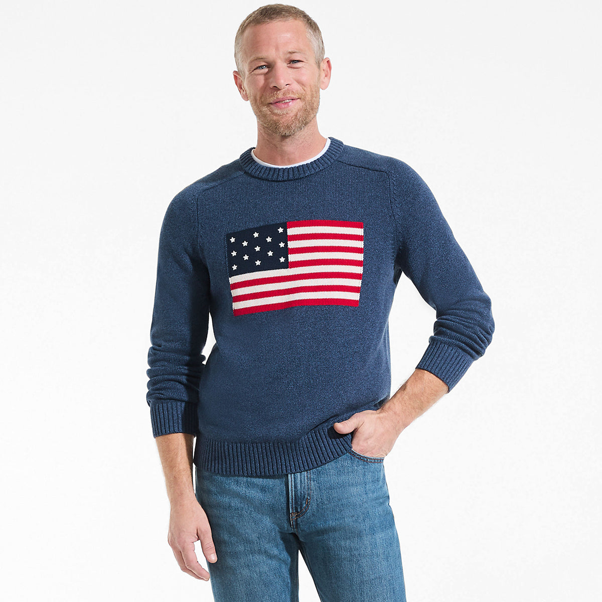 Men's Drifter Flag Crew Neck Sweater
