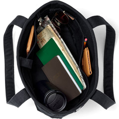 Medium Solid Color 5 Pocket Open Top Long Handle Canvas Tote Bag
