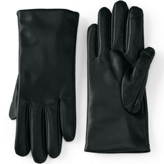 Women's Cashtouch Lined Faux Leather Glove