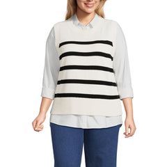 Women's Plus Size Drifter Easy Vest Sweater