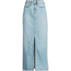 Women's Soft Denim Maxi Skirt