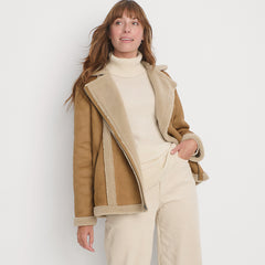 Women's Faux Shearling Jacket
