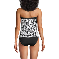 Women's D-Cup Bandeau Tankini Swimsuit Top