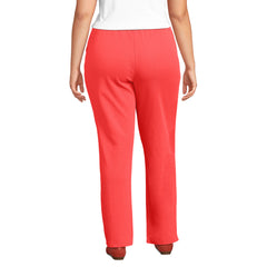 Plus Size Sport Knit High Rise Pants