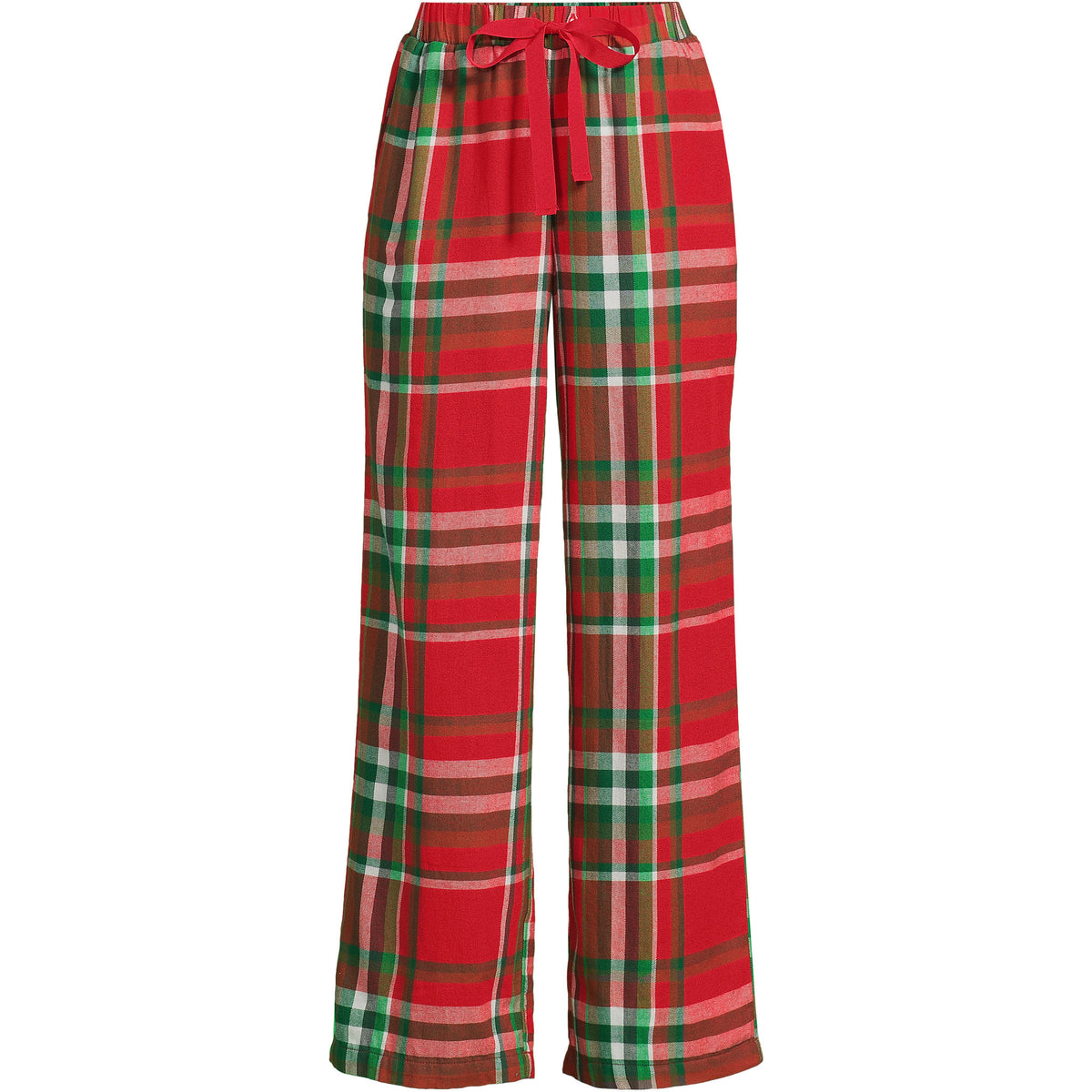 Women's Tall Flannel Wide Leg Sleep Pants