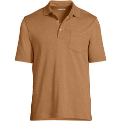 Men's Tall Short Sleeve Cotton Supima Polo Shirt with Pocket
