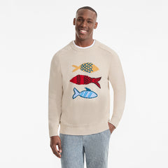 Men's Long Sleeve Drifter Fish Sweater