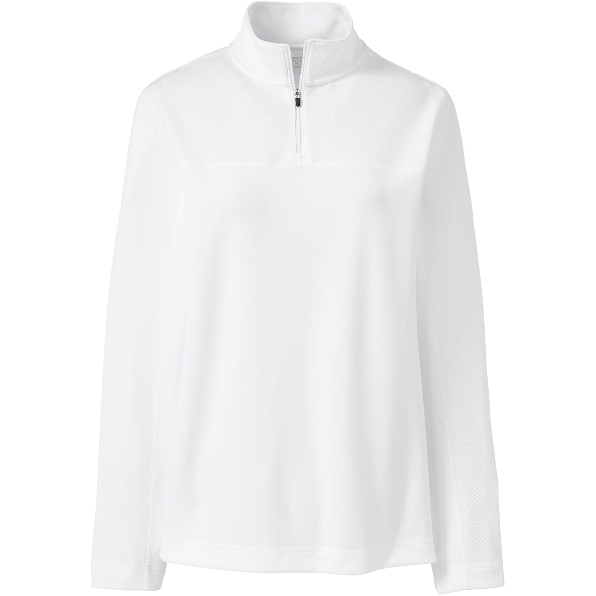 School Uniform Women's Textured Quarter Zip Pullover