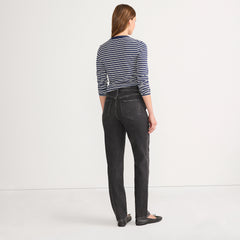 Women's Petite Recycled Denim High Rise Straight Leg Jeans