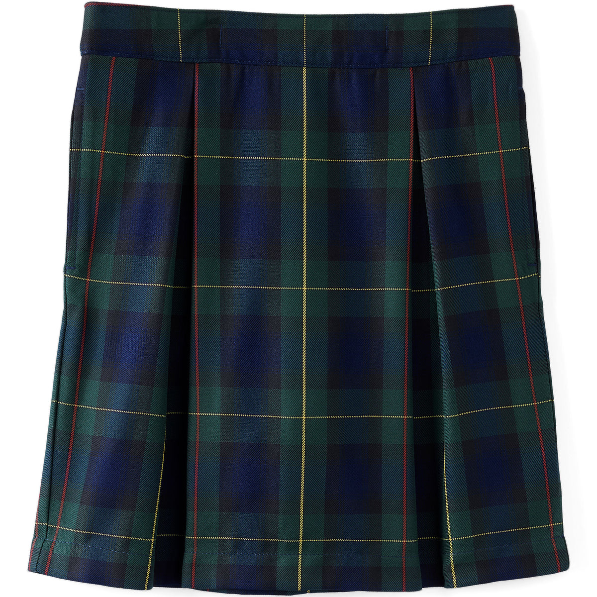 Girls Plaid Skort Top of Knee