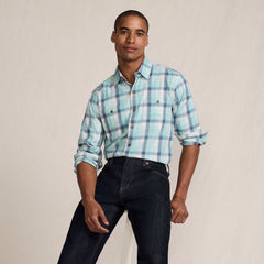 Men's Tall Lightweight Coastal Flannel Shirt