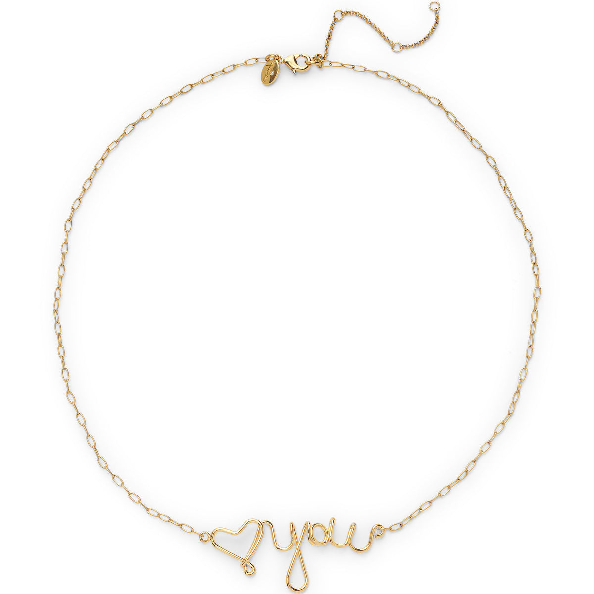 Water-Resistant Love You Necklace