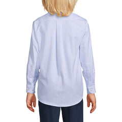 Boys Long Sleeve Stripe Oxford Dress Shirt