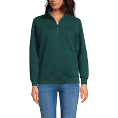 School Uniform Unisex Long Sleeve Quarter Zip Mock Neck Sweatshirt