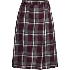 Women's Plaid A-line Skirt Below The Knee