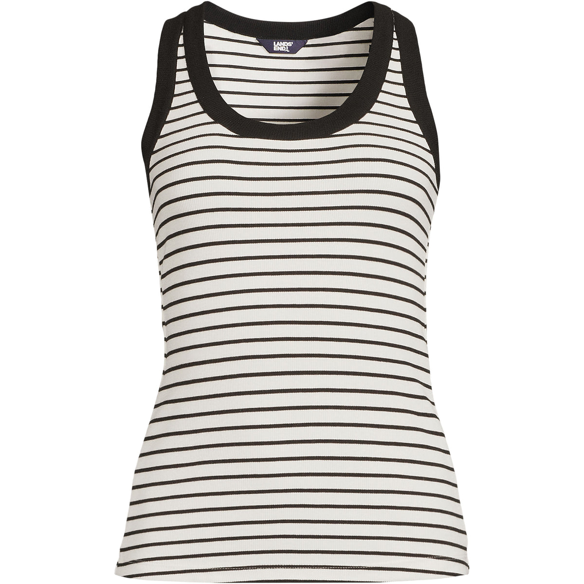 Women's Plus Size Drapey Rib Fitted Tank Top