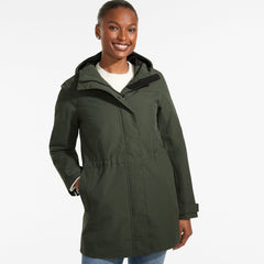 Women's Petite Squall Hooded Waterproof Raincoat