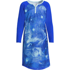 Girls Long Sleeve Jersey Nightgown
