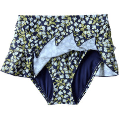 Women's Ruffle Midwaist Skirted Bikini Bottoms