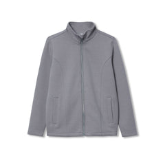 Boys Long Sleeve Knit Full Zip Mock Neck Sweatshirt