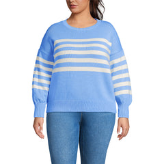 Women's Plus Size Drifter Jersey Crewneck Sweater