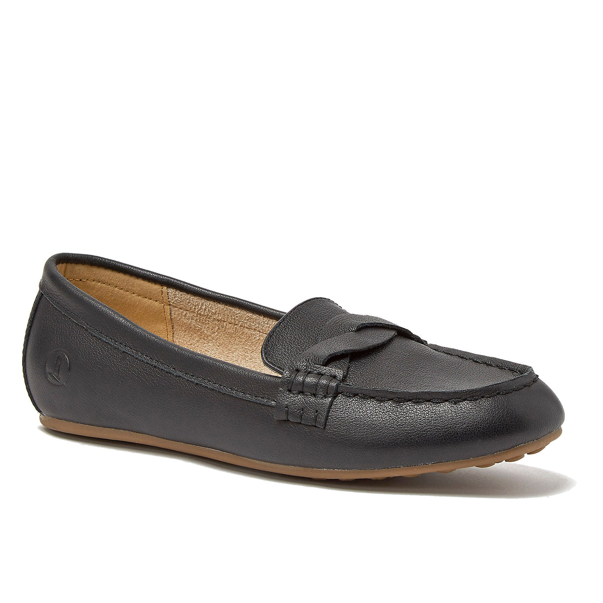 Women's Wide Width Comfort Suede Leather Slip On Loafer Shoes