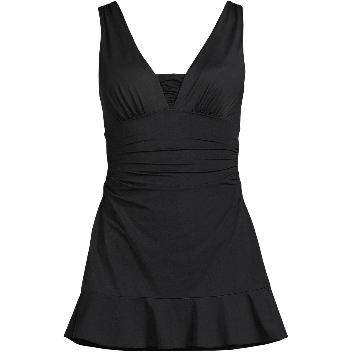 Women's Petite SlenderSuit Grecian Mini Swim Dress