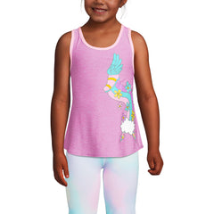Girls Gathered Back Active Performance Tank
