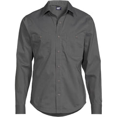 School Uniform Men's Ripstop Long Sleeve Utility Work Shirt
