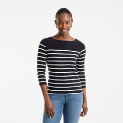 Women's Mariner Jersey Boatneck Top