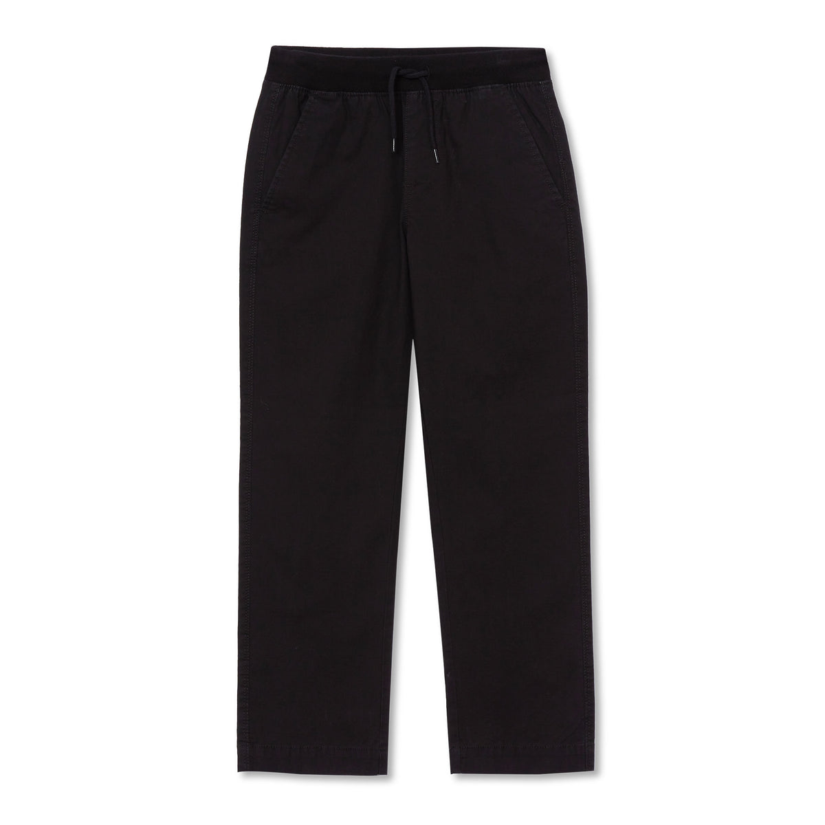 Boys Husky Stretch Soft Rib Waist Iron Knee Pull On Pants