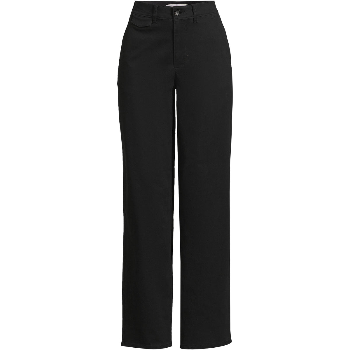 Women's Petite Chino High Rise Rail Straight Leg Pants
