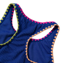 Girls Chlorine Resistant Embroidered Bikini Swimsuit Set
