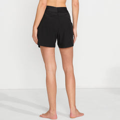 Women's Curvy Fit 5" Quick Dry Board Shorts Swim Shorts with Panty