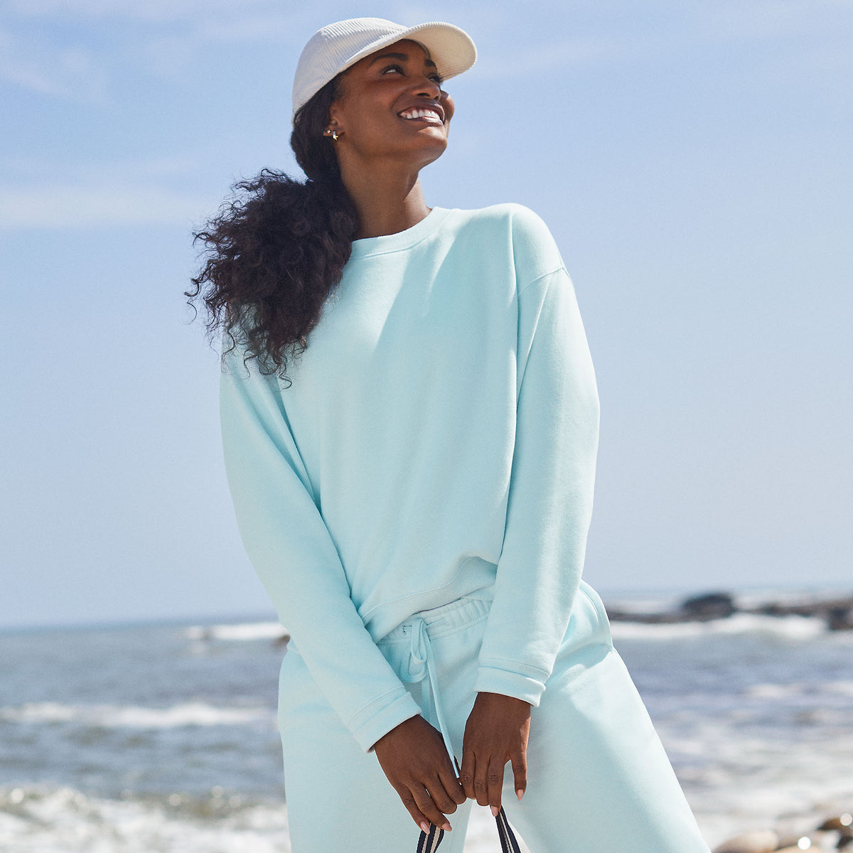Women's Relaxed Serious Sweats Long Sleeve Crewneck Sweatshirt