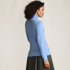 Petite Lightweight Jersey Long Sleeve Turtleneck