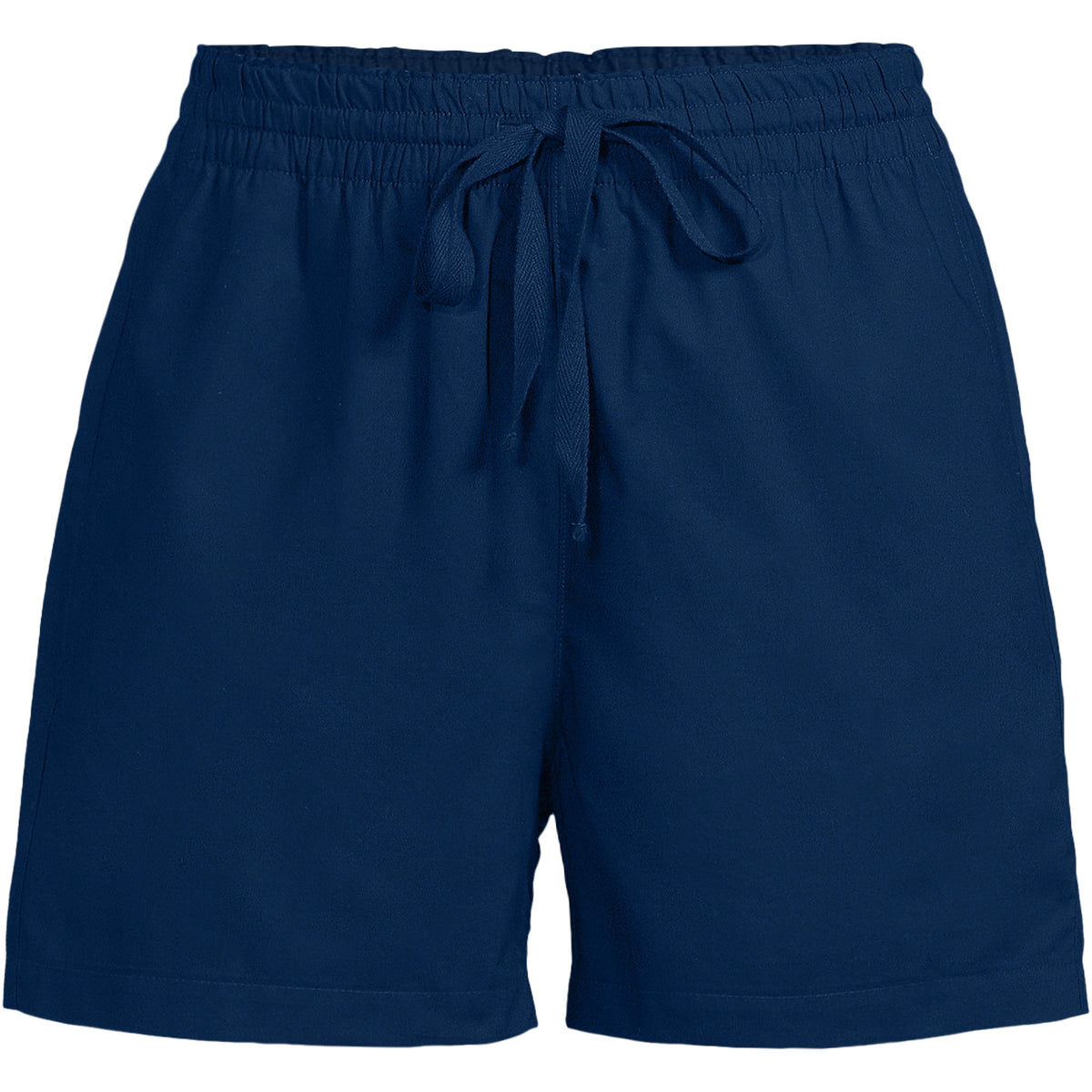Women's Poplin High Rise Pull On 5" Shorts