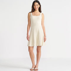 Women's Square Neck Above Knee Sweater Dress