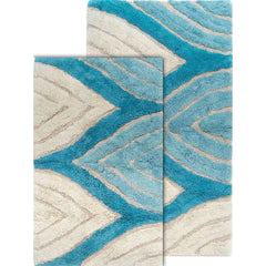 Chesapeake Davenport Cotton Anti Skid 2 Piece Bath Rug Set