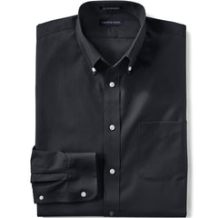 School Uniform Men's Long Sleeve Buttondown No Iron Broadcloth Shirt