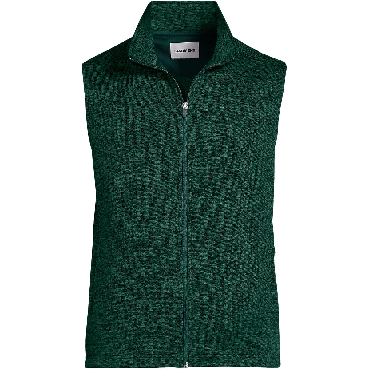 Unisex Sweater Fleece Zip Front Vest