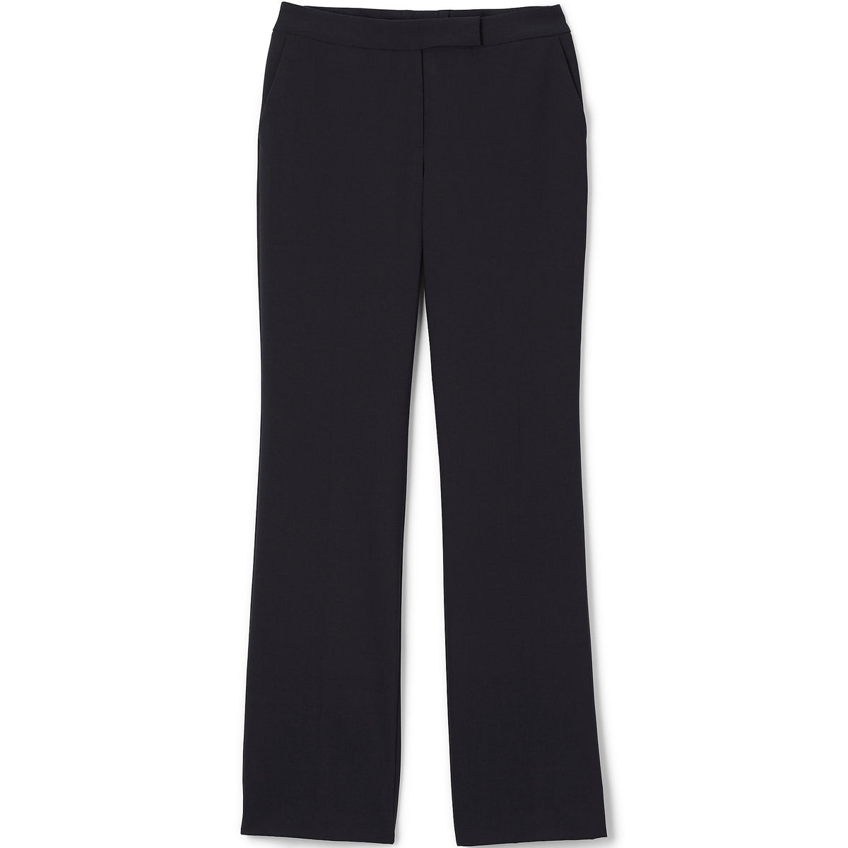 School Uniform Women's Petite Washable Wool Straight Modern Pants