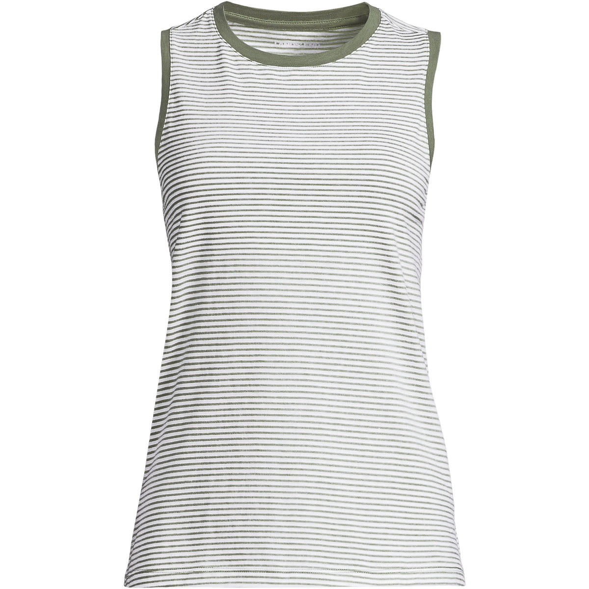 Women's Petite Supima Cotton Crew Neck Tank