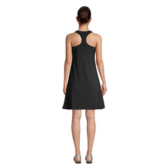 Women's Chlorine Resistant Scoop Neck Dresskini Swim Cover-up Dress No Panty