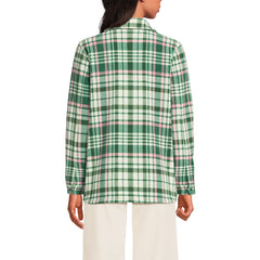 Women's Petite Print Anyweather Fleece Shirt Jacket