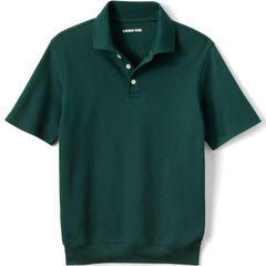 School Uniform Kids Short Sleeve Banded Bottom Polo Shirt