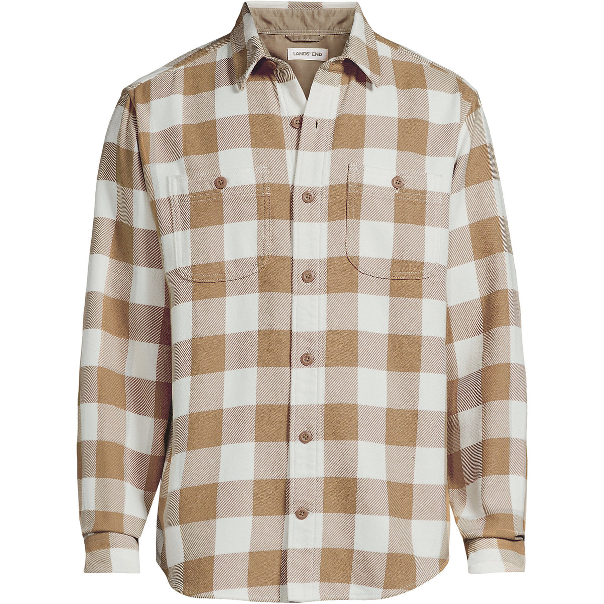 Men's Big Long Sleeve Authentic Flannel Shirt