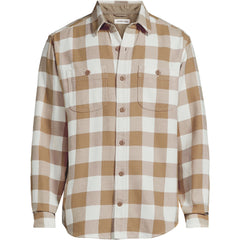 Men's Big Long Sleeve Authentic Flannel Shirt