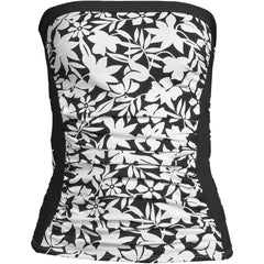 Women's D-Cup Bandeau Tankini Swimsuit Top