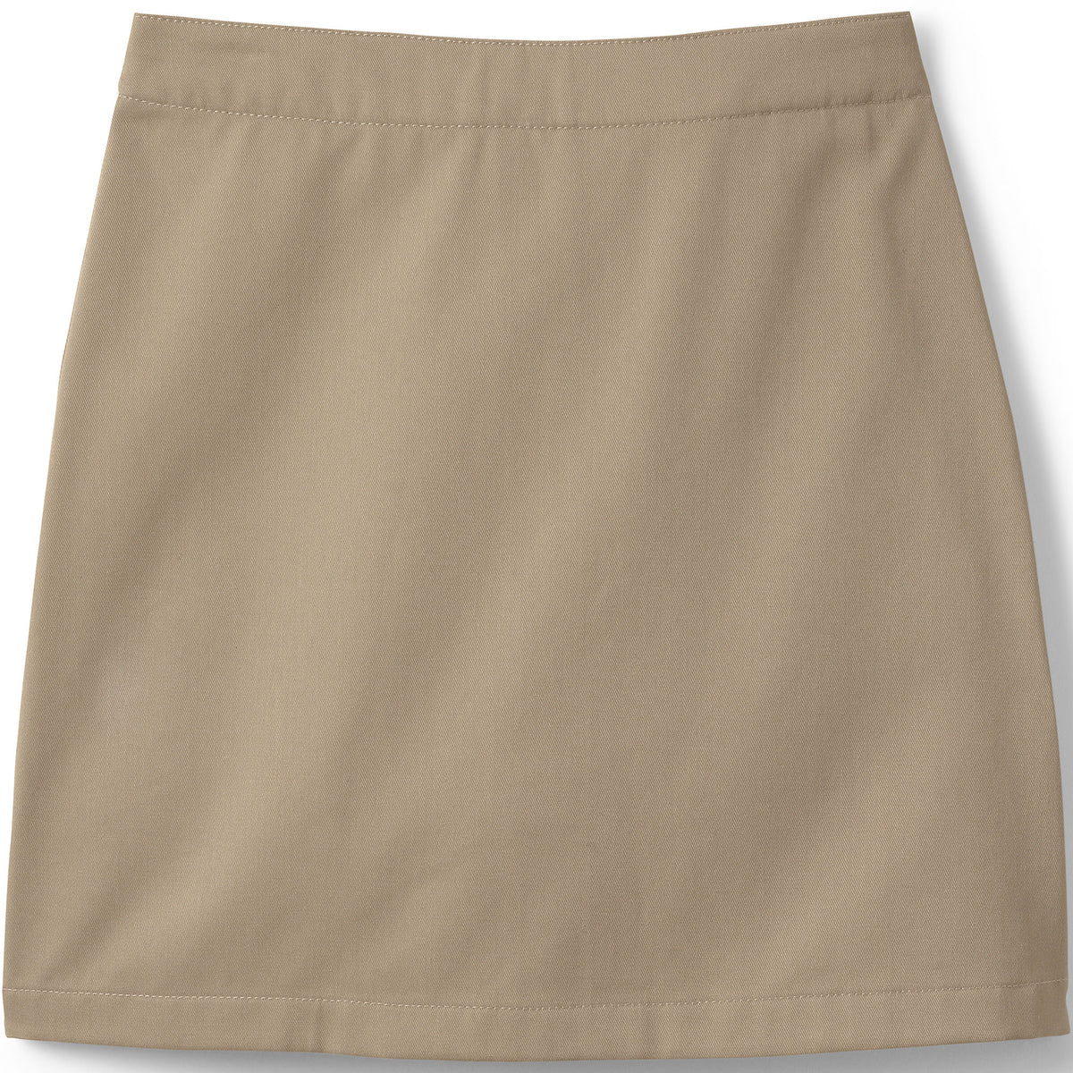 Girls Slim Blend Chino Skort Above Knee